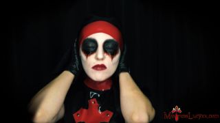 online video 43 MistressLucyXX A Nun Possessed, lipstick fetish on femdom porn -5