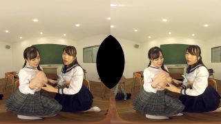 [VR] Aimi Yoshikawa & Kurumi Tamaki – Lesbian Showtime (Schoolgirls Edition)-2