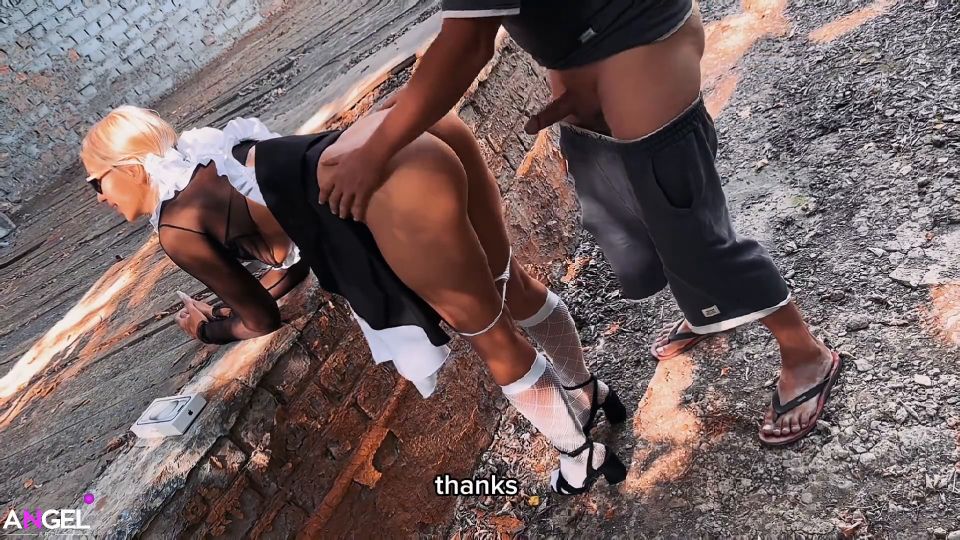 Angel Art - 18 Year old Schoolgirl Lets Security Guard have Sex with her for new Iphone [1080p] - Teen