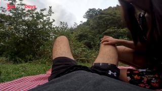 [GetFreeDays.com] Outdoor porn video with sexy girl in a dress and pink panties Porn Clip October 2022-0