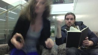 3 sum in public library during FINALS – Blue Eyed Gypsy - public blowjob - public porno big lips blowjob-2