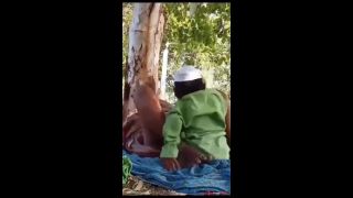 Telugu Mature Paid Bhabhi Giving Handjob And Fucking In Outdoor With Short Man Viral MMS-7