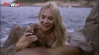 [GetFreeDays.com] Sexy blonde fuck the life guard behind the rocks on the beach. Public sex Sex Clip July 2023-9