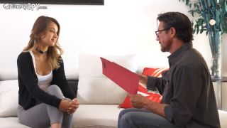 Petite Husband and Wife Make Nanny Work Fat Cock to Save Her Job - Uma Jolie-1