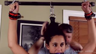 free online video 27 bra fetish porn bdsm porn | Bondage Junkies – Abby vs. The Hanging Treat | spreadeagle-2