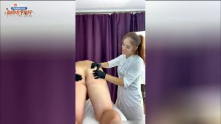 Milf And Redhead Depilate A Fat Dude And He Cum On Their Faces-2