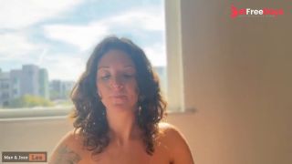 Cute Wife Shows off Sucking and Riding Him Til He Fills Her Up- in Front of t...-2