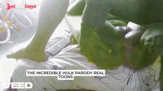 PARODY COSPLAY THE INCREDIBLE HULK HUGE COCK BIGGEST THICK DICK FUCKING SHEHULK-0