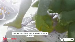 PARODY COSPLAY THE INCREDIBLE HULK HUGE COCK BIGGEST THICK DICK FUCKING SHEHULK-3