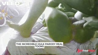 PARODY COSPLAY THE INCREDIBLE HULK HUGE COCK BIGGEST THICK DICK FUCKING SHEHULK-5
