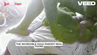 PARODY COSPLAY THE INCREDIBLE HULK HUGE COCK BIGGEST THICK DICK FUCKING SHEHULK-7