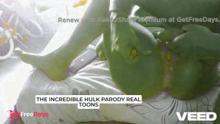PARODY COSPLAY THE INCREDIBLE HULK HUGE COCK BIGGEST THICK DICK FUCKING SHEHULK-8