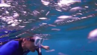 Snorkeling leads to fucking with Aria! Amateur!-0