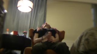 Redhead Strokes Her Toy Hard.-5