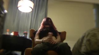 Redhead Strokes Her Toy Hard.-6