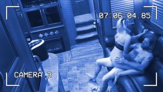 Husbands Security Footage Catches Young Wife Cheating - MILF-0
