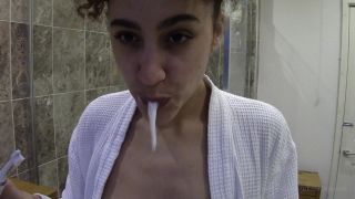 EllaDearest Teeth Brushing - Topless-3