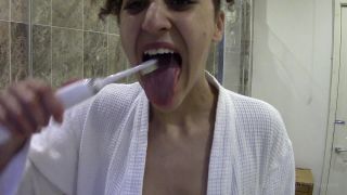 EllaDearest Teeth Brushing - Topless-8