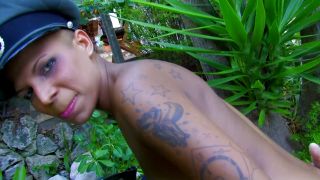 Trooper and soldier girl with pierced boobs and clitet in...-5