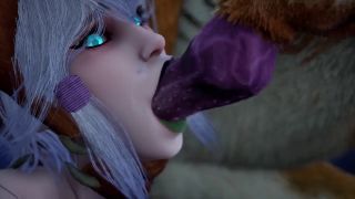 LocalCoopPMV - Wildlife Tiger blowjob and pillar sex-1