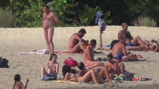 Nudist beach- happy girls  4-0