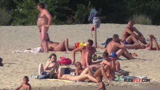 Nudist beach- happy girls  4-5