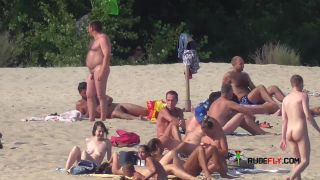 Nudist beach- happy girls  4-7