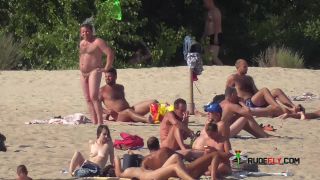 Nudist beach- happy girls  4-8