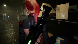 Animation her sexy outfit was ripped off by a monster and she was fucked by a big dick-2