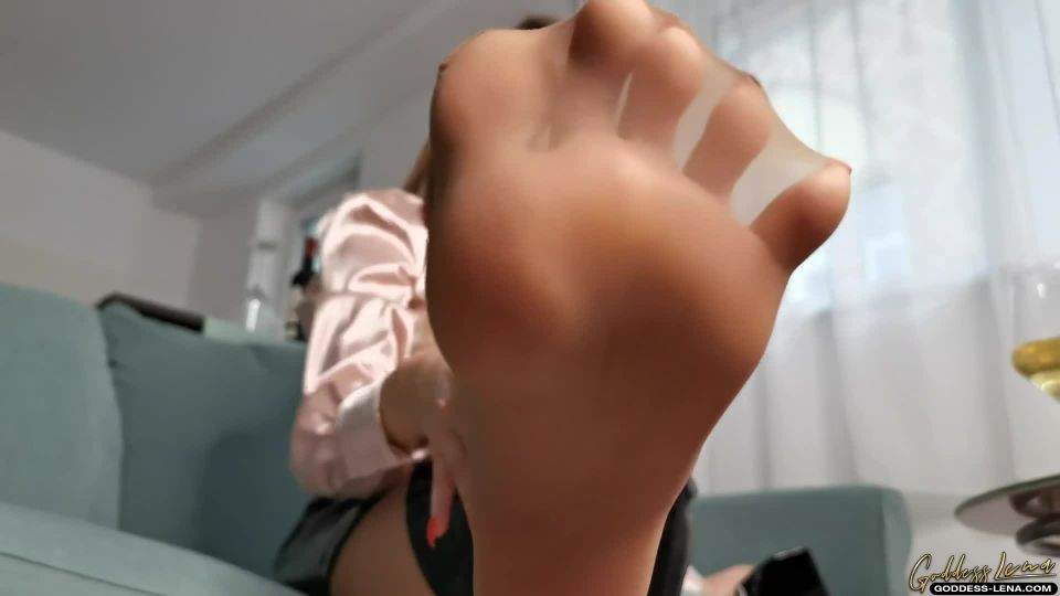 adult clip 13 Goddess Lena – Sweaty Nylon Feet And You Have To Lick on femdom porn alexis texas fetish
