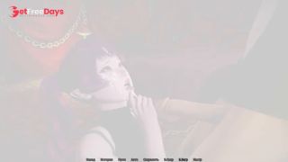 slutty succubus rubs my cock with her foot until I stain it with cum-2