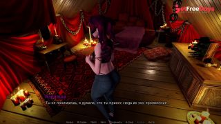 slutty succubus rubs my cock with her foot until I stain it with cum-5