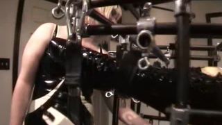 Aliceinbondageland com H265Suspended Cage Electric CBT Part 2 Orgasm-1