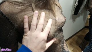 7113 Caught In The Dressing Room During a Blowjob - Letty Black-2