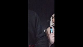 Risky restroom sex at public bowling alley with Him. BadBlondieMonroe-7
