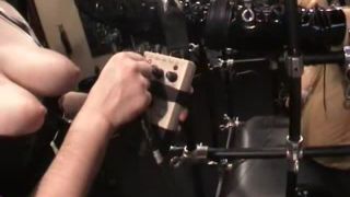 Aliceinbondageland com H265Suspended Cage Electric CBT Part 3 Cock Milking Techno Torture AliceInBonadgeLand-0