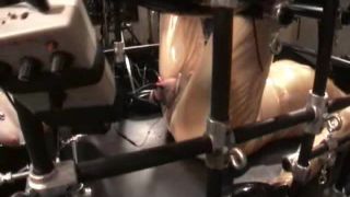Aliceinbondageland com H265Suspended Cage Electric CBT Part 3 Cock Milking Techno Torture AliceInBonadgeLand-6