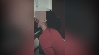 Brazilian Husband catches wife giving blowjob.-0