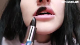 ELVIRA DE VOUR - BLACK ON MY LIPS - masturbation instruction on fetish porn-2