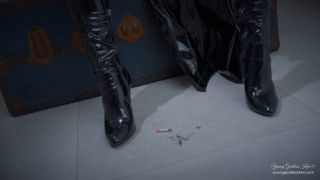 online clip 14 femdom cult Young Goddess Kim – Scintillating Smoking Goddess (4K), joi on fetish porn-7