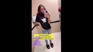 Amateur Public Dressing Room MEGA VIDEO compilation cute nerdy girl very risky-0