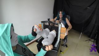 Hyper Ticklish Hailie - Feet In The Stocks - First Time ...-1