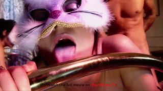 Brunette Horny Kitties-5