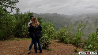 Bella Blue  Blowjob Busty Bella Blue Hot Hiking Fuck On Top Of A Misty Hill-1