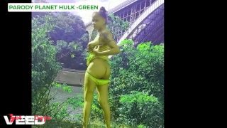 PLANET HULK PARODY COSPLAY SHE HULK AND THE HULK REAL TOONS-3