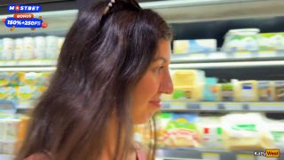 Katty West - Walking In The Supermarket With Cum On His Face Full HD - Public sex-6
