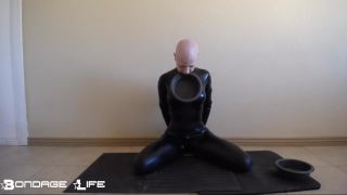 free online video 19 femdom chastity torture Bondage Life – Lunch Time With Greyhound (Throwback Latex Edition), fetish on fetish porn-9