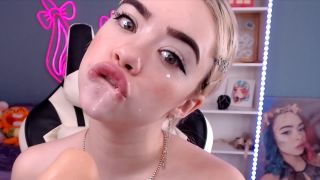 online adult clip 45 MiaMelon – Sweet Sperm Facial 2 1080p, hairy fetish on femdom porn -9