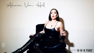  Mistress Alexxa Von Hell  Mistress Alexxa Von Hell Too Small To Be Free Chastity Pov  Spanking-3