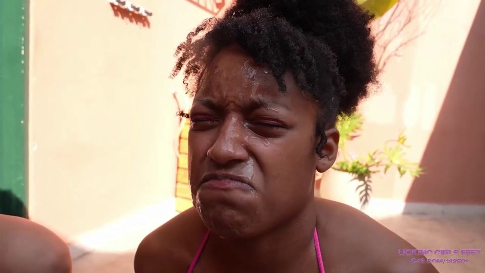 LICKING GIRLS FEET: "ANITA AND MAISA - SLOBBERY SHOWER FOR A SLAVE!" (1080 HD) (2025)